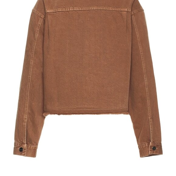 NWOT JACQUEMUS La Veste De-nimes Criollo in Camel & Beige new brown denim jacket - Picture 3 of 14